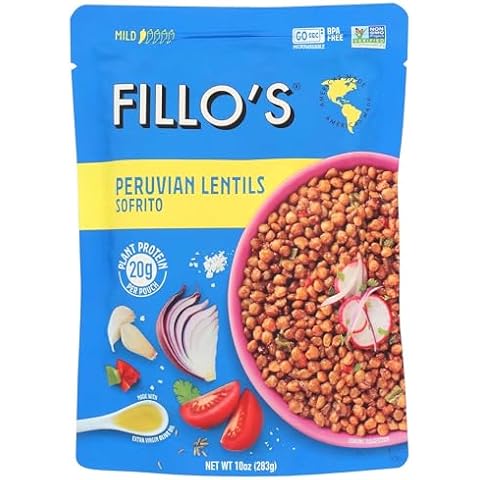 FILLOS Peruvian Lentils Beans & Sofrito, 10 OZ Cover