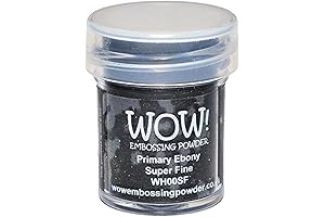 Wow Embossing Powder: Unleash Your Creativity with Ebony Embossing Powder