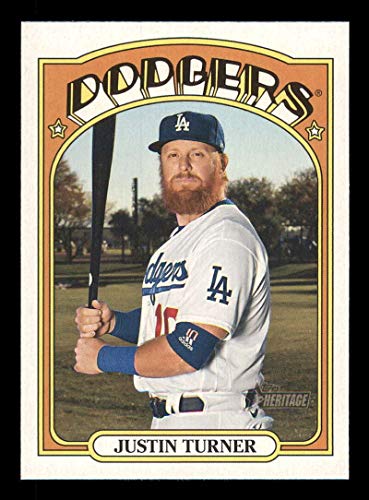 2021 Topps Heritage 156 Justin Turner NM-MT Los Angeles Dodgers Baseball