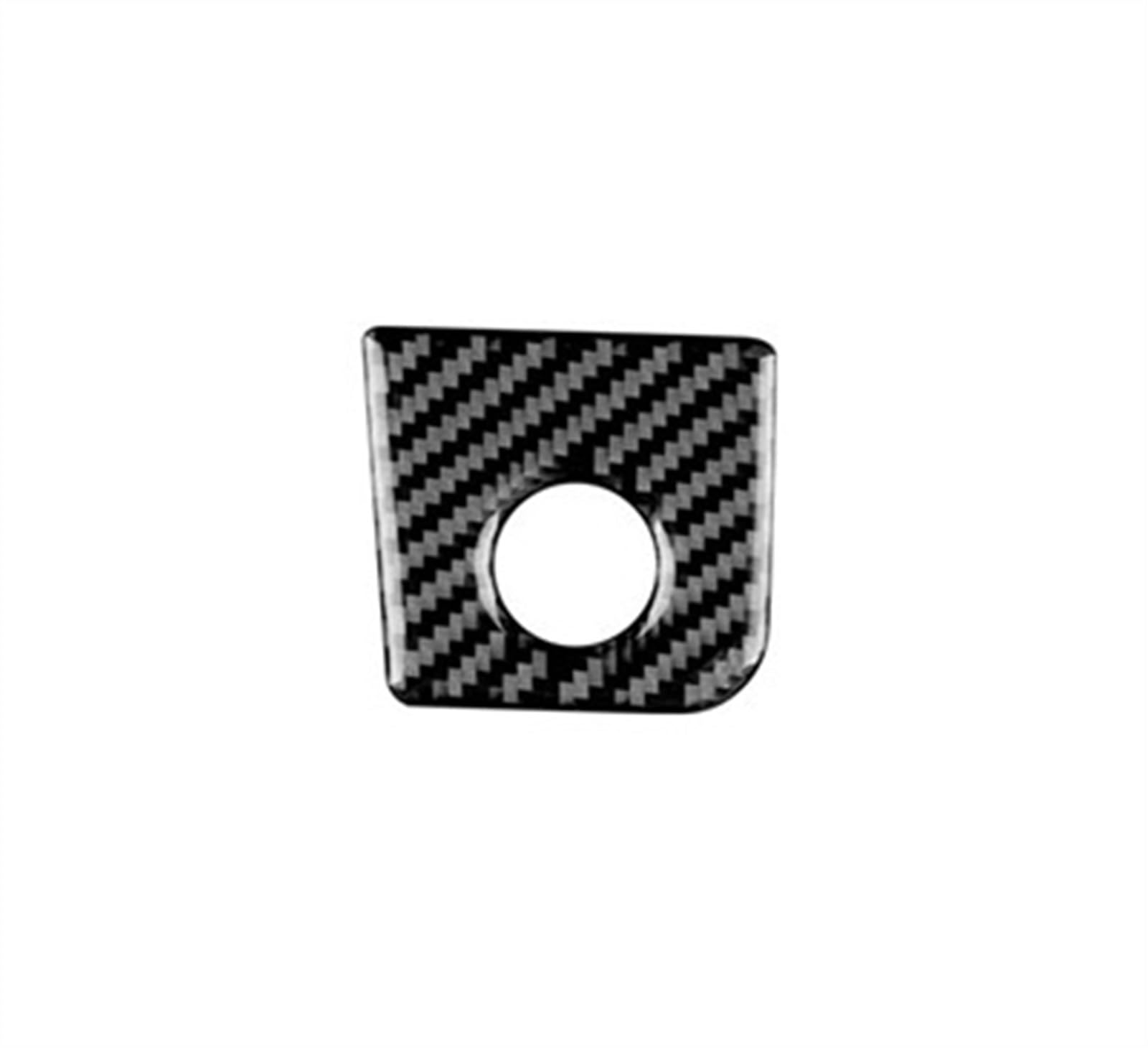Piwine B Carbon Fiber Car Interior Driver Positions Seat Storage Ox Trim Sticker For Ford For Mustang 2015-2022