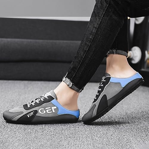 New Men's Shoes Trend Versatile Casual Shoes Lazy Man Half Slipperboard Shoes Shoes Male Loafer Shoes Men Casual Shoes4