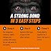 Gorilla Original Gorilla Glue, Brown, Waterproof Polyurethane Glue, 8 Ounce (Pack of 1) - Expands Into Materials, All Purpose
