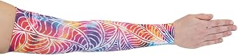 Lymphedivas Psychedelic Medical Graduated Compression Arm Sleeve for Lymphedema