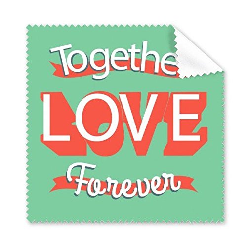 Chiffon de nettoyage pour lunettes motif Love Saint Valentin lot de 5