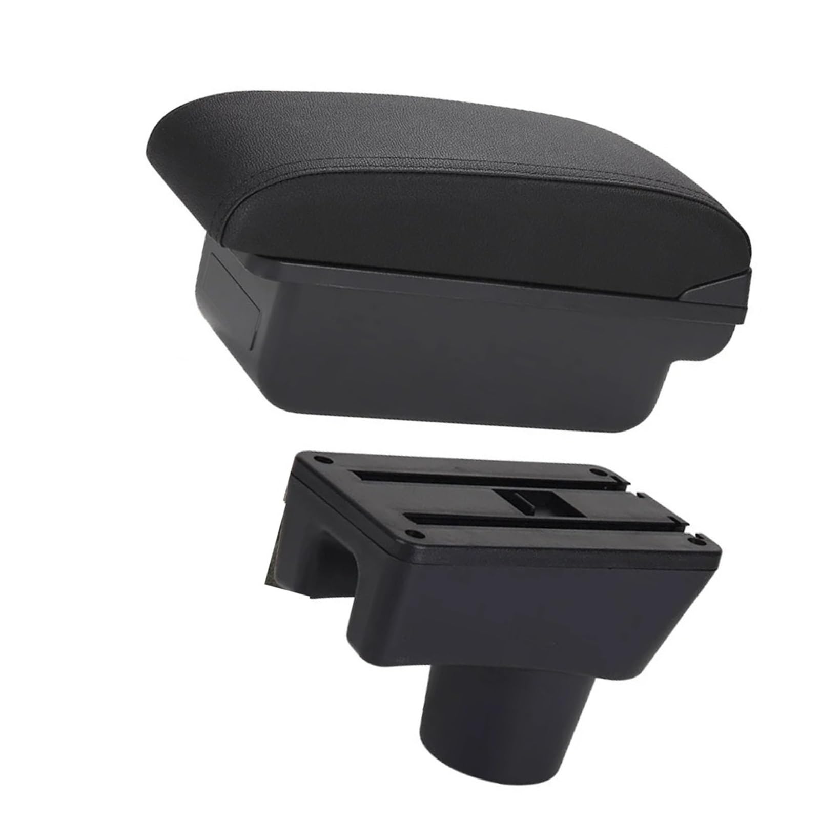 PRFGSGVBV Armrest Storage Box Car Armrest Storage Box For Attrage For Mirage For Space For Star Centre Console Cover Accessories Centre Console Pad(B3 Black white 3USB)