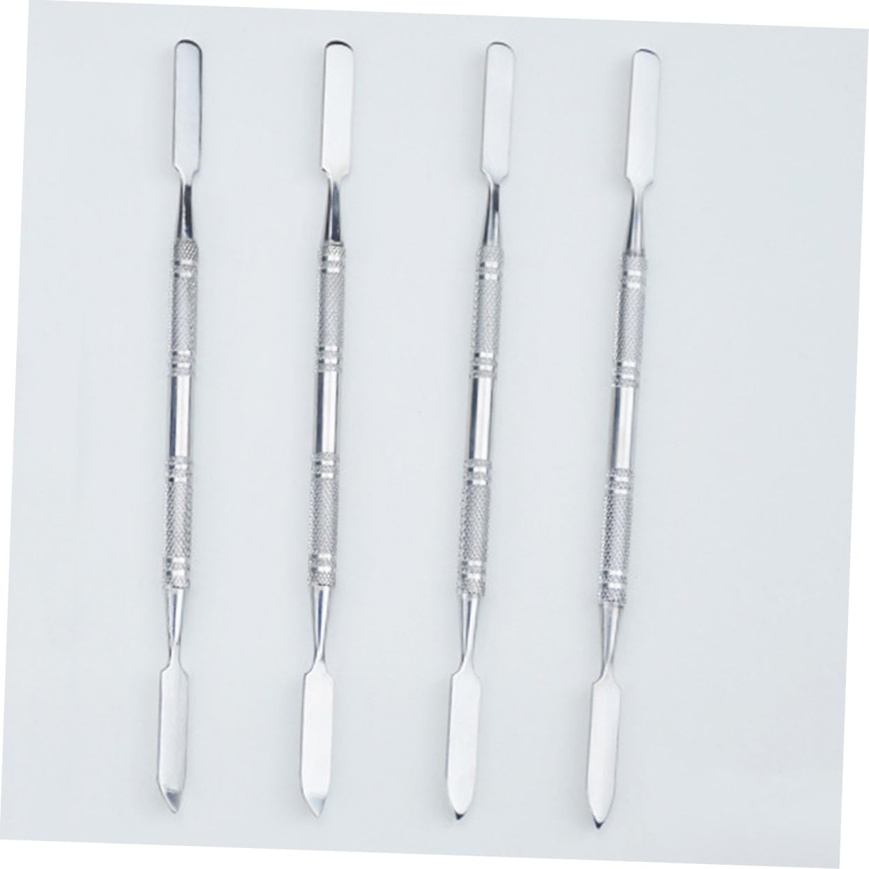 VILLCASE 5pcs Stainless Steel Spudger Durable Opening Pry Tools for Laptop Tablet Mobile Lightweight Portable Design for Electronics Disassembly