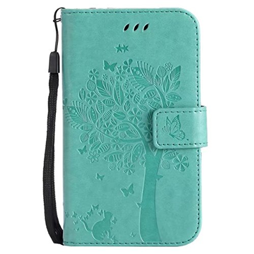 HUANGTAOLI Funda de piel sinttica con tapa para Samsung i9060i Galaxy Grand Neo Plus i9060ii9060i9062