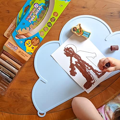 Little Brian People Paint Sticks Skintones Colours 12 Assorted, 12 x 10g