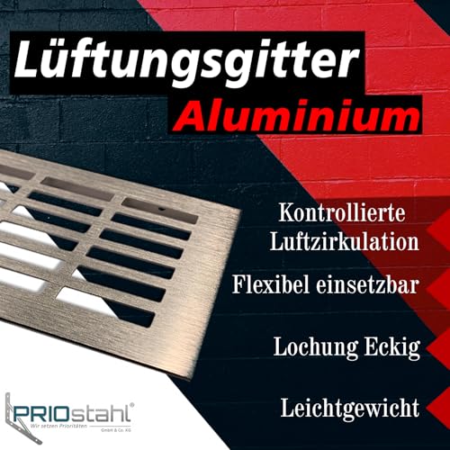 Aluminium-Belüftungsgitter Mit Netz – Grau, Verschiedene Durchmesser Von 80–200 Mm