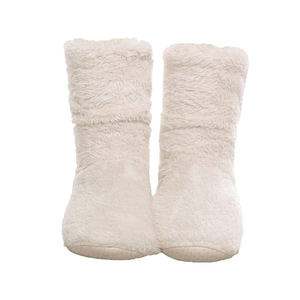 Women's Slipper Sock Coral Velvet Indoor Spring-Autumn Super Soft Warm Cozy Fuzzy Lined Booties Slippers