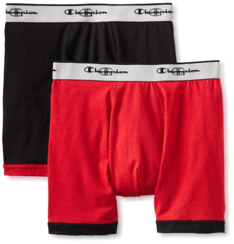 Champion Men's Performance Stretch Boxer Brief 2 Pk