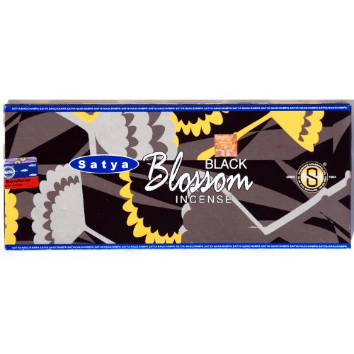 Incense Black Blossom - 80 Gram Box - Shrinivas Sugandhalaya Product #TOP19