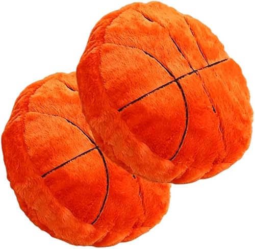 Miniatura 1 de XIYUAN Paquete de 2 almohadas de fútbol de 13.8 pulgadas, almohada de fútbol rellenas, pelotas deportivas, juguete suave y duradero, para fútbol,