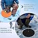6 Pack Ice Fishing Hole Covers, 12 Inch Ice Fishing Hole Insulator Ice Hole Covers Lid Ice Fish Tip Ups Ice Fishing Equipment Winter Fishing Accessories for Fish Houses