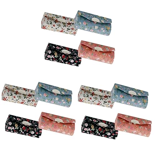 Boîte de rangement lèvres Ipetboom : 12 pièces noir blanc bleu rose maquillage