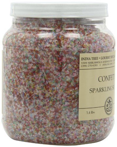 India Tree Confetti Sparkling Sugar, 3.4 Lb 3.4 Pound (Pack Of 2) #TOP5
