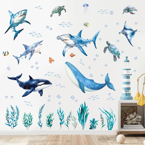 Vinilos decorativos SHUCHING Ocean Fish para pared miniatura 6