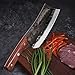 DENGJIA Chef Knife 7.2 Inch Chinese Chef's Knife and Meat Cleaver with Rosewood Handle Kitchen Knife