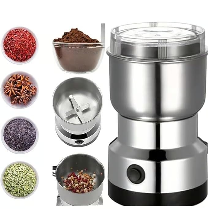 Stainless Steel Nima Mixer Grinder Multifunctional Electric Mini Blender Miksi Baby Food Coffee Chutney Masala Spice-image-49