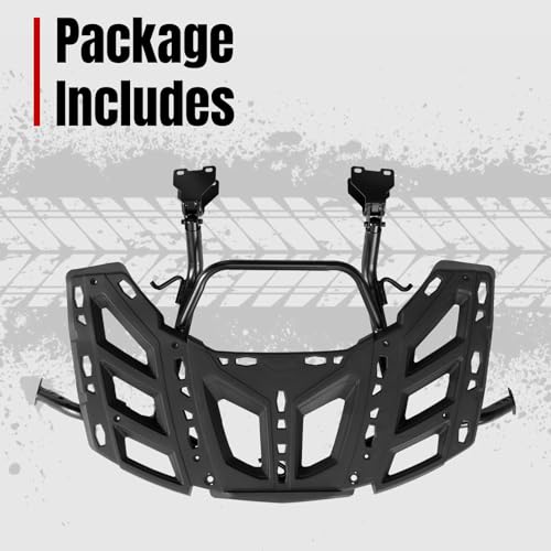 A & UTV PRO Pivoting Rear Rack Kit,Spare Tire Cargo Luggage Rear Rack for 2017-2024 2025 Can Am Maverick X3 MAX Accessories, Replace OEM # 715002881, 715003439