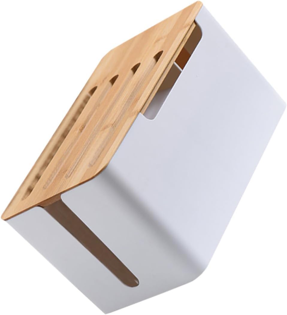 Cable Management Box Wire Storage Organizer Cord Organizer for Desk Home Supplies Router Storage Box