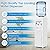 ARLIME Hot & Cold Water Dispenser, Top-Loading Water Cooler Dispenser for 3-5 Gallon Bottles, Child Safety Lock, Removable Drip Tray, Perfect for Home Ofiice, School