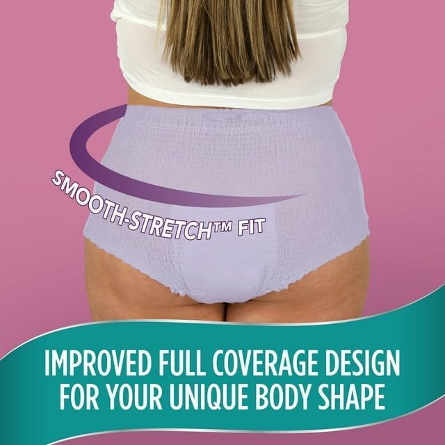 Generic Assurance Incontinence Underwear for Women 36 Pack of 2 -, Maximum, S/M, (Total 72Ct), Lavender