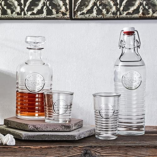 Bormioli-Rocco-Officina1825-Water-Glasses-Set-of-6-11-oz-Clear Bormioli Rocco Officina1825 Water Glasses Set of 6 11 oz Clear