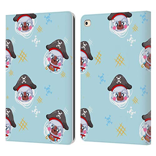 Étui portefeuille iPad 9.7 Haroulita Pirate Mignon en cuir