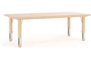 Flash Furniture Height Adjustable Kids Activity Table