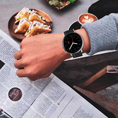 ULTECHNOVO Substituição Faixa de Relógio Pulseira de Couro para Os Homens para As Mulheres Do Vintag