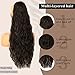 FORCUTEU Ponytail Extension 28 Inch Long Wavy Drawstring Ponytail for Women