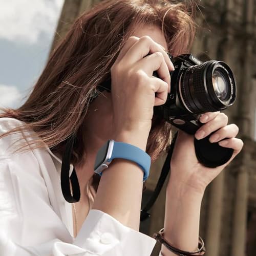 Maledan Compatible with Apple Watch Bands for Women Men 49mm 44mm 45mm 46mm 38mm 40mm 41mm 42mm, Soft Silicone Strap Sport Bands Replacement for iWatch Series 10 9 8 7 6 5 4 3 SE Ultra 2 Accessories - image 5