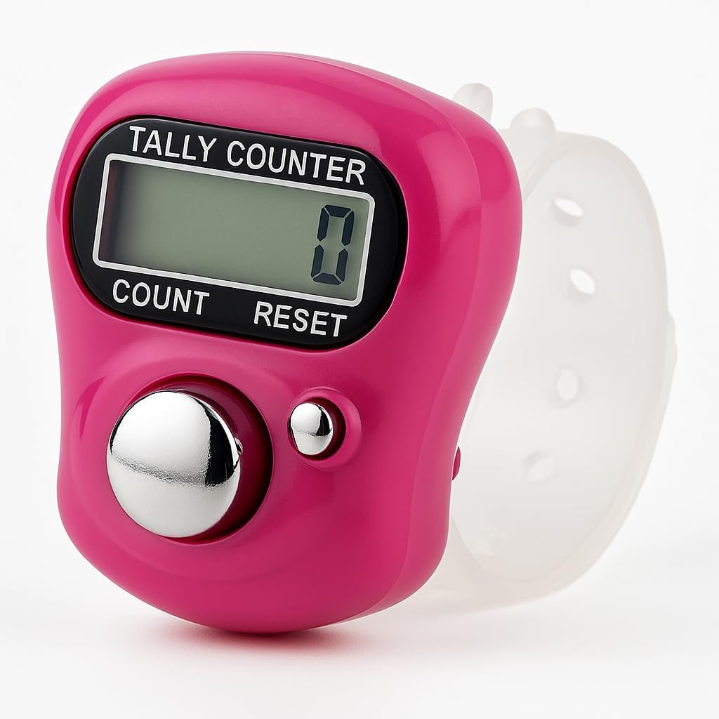 WDK Digital Tally Counter for Finger with LED Display | Portable Handheld Tasbih Counter with Adjustable Strap | Perfect for Prayers, Meditation, Fitness & Sports-image-6