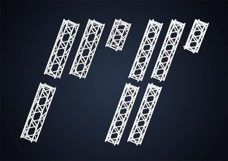 for Mammoet Extension Set for Demag CC2800 Crawler Crane 1:50 DIECAST Truck Pre-built Model