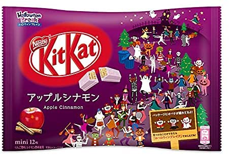 NEW LIMITED Equipment Kat Mini Apple Cinnamon Taste 12 Sheets Japan Import