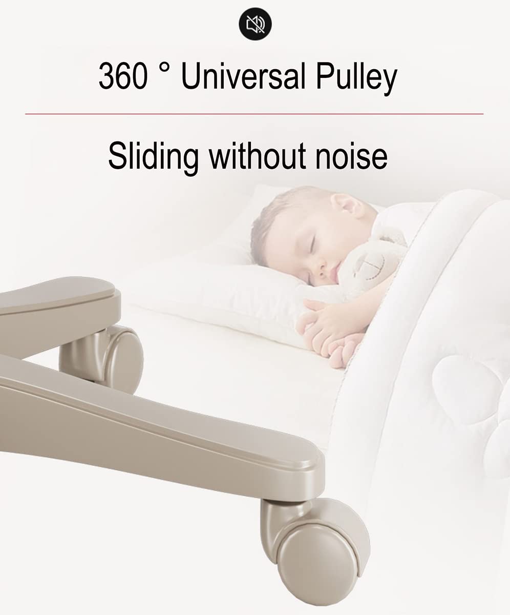 Taburete Giratorio con Ruedas silenciosas, Redondo, de Piel sintética, Altura Ajustable, Asiento Ancho de 33 cm, Ideal para salón, hogar, Oficina, masajes, Bar, tocador.