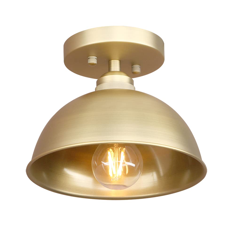 Plafonnier Vintage Encastré En Fer, Abat-Jour Industriel, Luminaire Suspendu En Métal Pour Couloir, Chambre, Cuisine, Salon/Antique/Un
