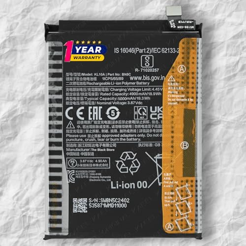 Image of Original 5000mAh BN5C Battery for Xiaomi Redmi Note 11T 5G - 1 Year Warranty* (Blue, 21091116AI)
