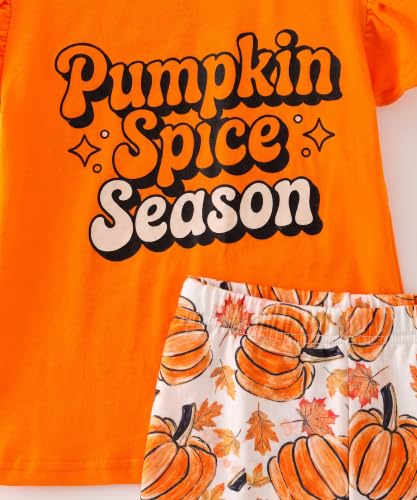 Image of Unique Baby 2 Piece Girls Double Bell Bottom Leggings Outfit with Short Sleeved Shirt Kid and Toddler Clothes Set