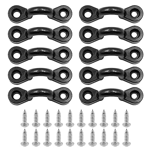 VOANZO 10 STÜCKE Kajak Deck Loops Nylon Pad Eye Tie Down Tragbares Kajak...