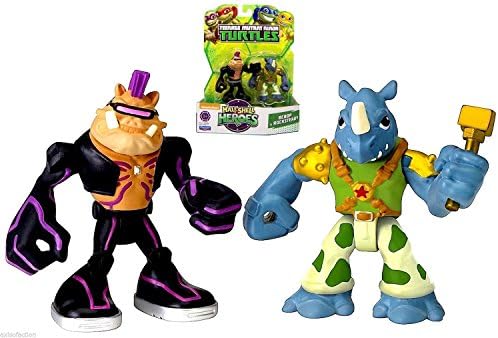 Teenage Mutant Ninja Turtles TMNT Half-Shell Heroes Bebop & Rocksteady NIP