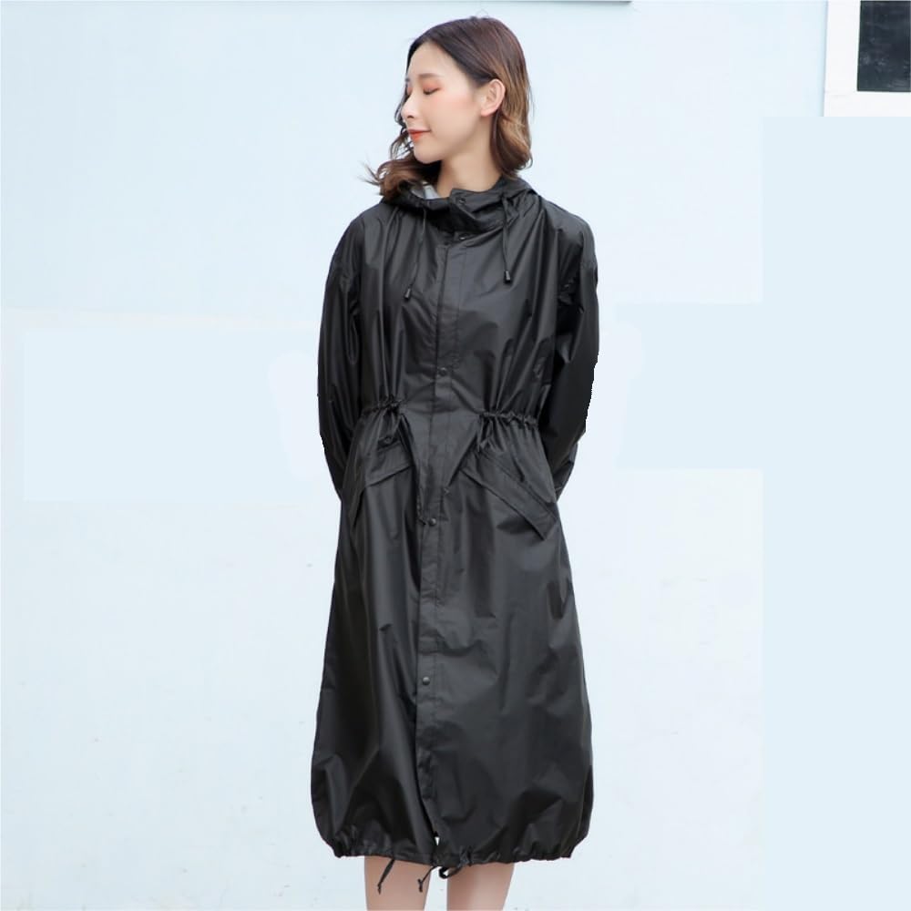 Manteau de Pluie Long Trench, Veste de Pluie imperméable