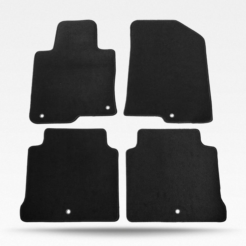 Car Floor Mat, Compatible with 2016-2020 Kia Optima, Nylon Black Floor Liner Carpet Set, 4PCS