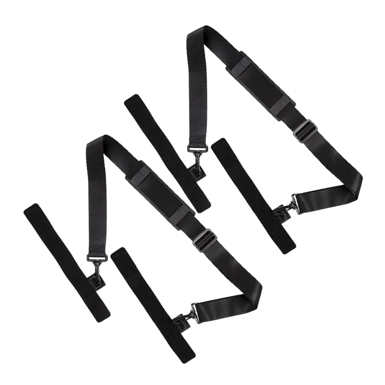 KOMBIUDA Fishing Rod Straps Belt Set 2 Pack Universal Rod Carrier Straps Nonslip Portable for Shoulder Tackle Carrying