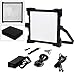 Fotodiox Pro Factor 1x1 V-2000ASVL Kit - Bicolor Dimmable Studio Light with Barndoors, Grid and Carrying Case