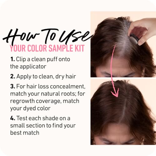 Image of BOLDIFY Hairline Powder Sample Kit - Root Touch Up Hair Color for Gray Coverage