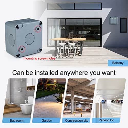 Superink ZJHO035-1PK/CA124 Waterproof Outdoor Light Switch thumb #4