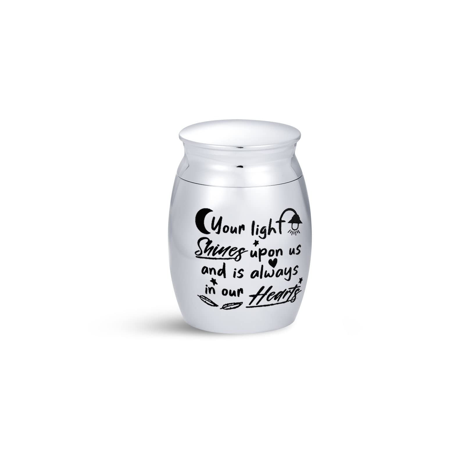 Fgt Light Small Mini Urn For Ashes Family Mum Dad Brother Sister Cremation Memorial Keepsake Your Shines Upon Us And Is Always In Our Hearts