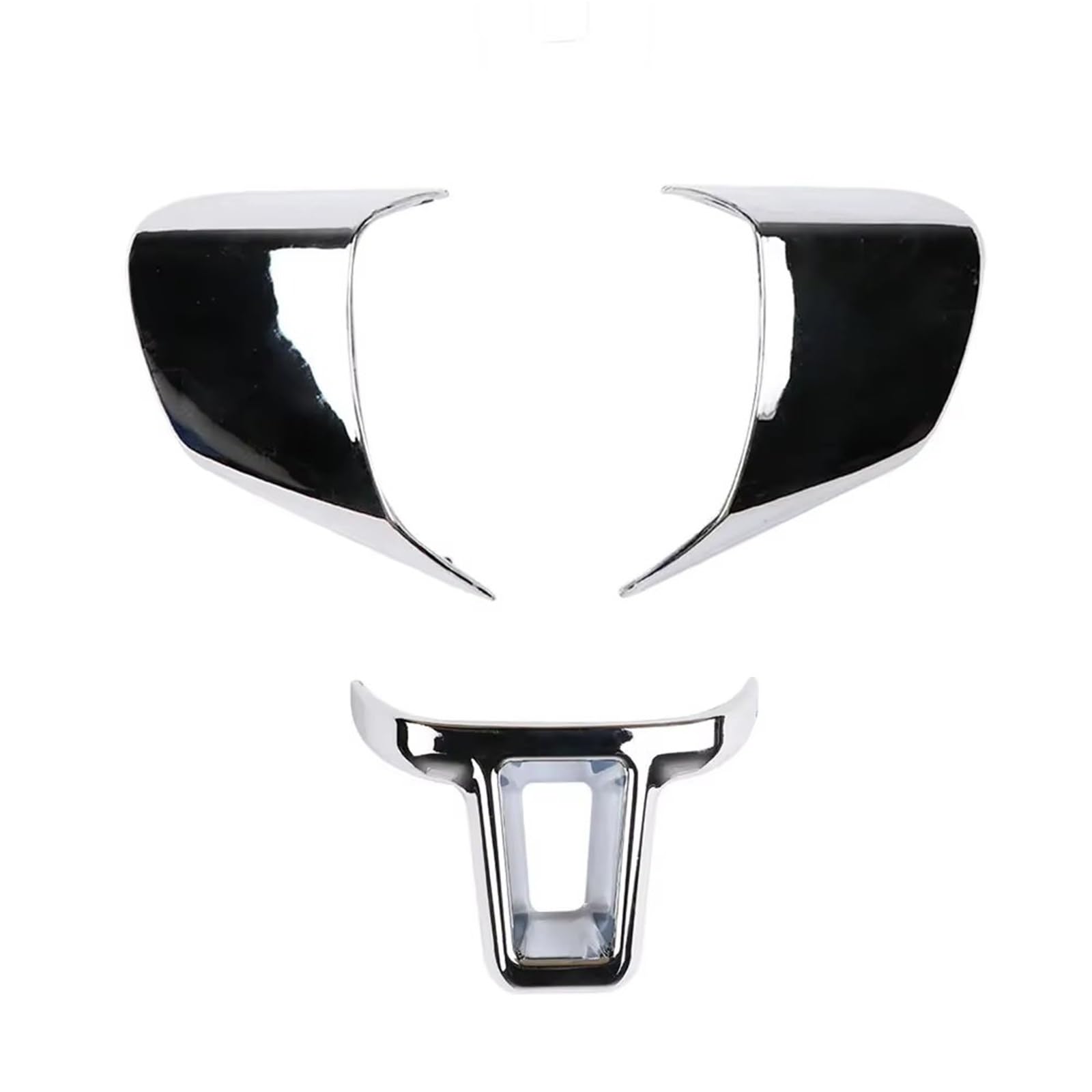 Compatible with Vw for Polo for Golf for Jetta MK5 MK6 for Bora Car Steering Wheel Decoration Cover Trim Sticker Interior Accessories Car Decoration(Size 2)